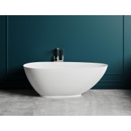 Ванна каменная отдельностоящая матовая 160х77 SALINI PAOLA 160 101511SMRH окрашена по RAL снаружи