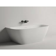 Ванна каменная отдельностоящая глянцевая 170x80 SALINI Sofia Wall 102512GRH окрашена по RAL снаружи