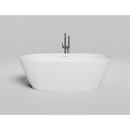 Ванна каменная отдельностоящая матовая 170x80 SALINI SOFIA 102526MRH окрашена по RAL снаружи