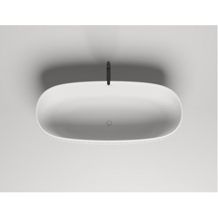 Ванна каменная отдельностоящая матовая 180х80 SALINI GRECA MEANDER 103021MRH окраска по RAL снаружи Ванна каменная отдельностоящая матовая 180х80 SALINI GRECA MEANDER 103021MRH окраска по RAL снаружи