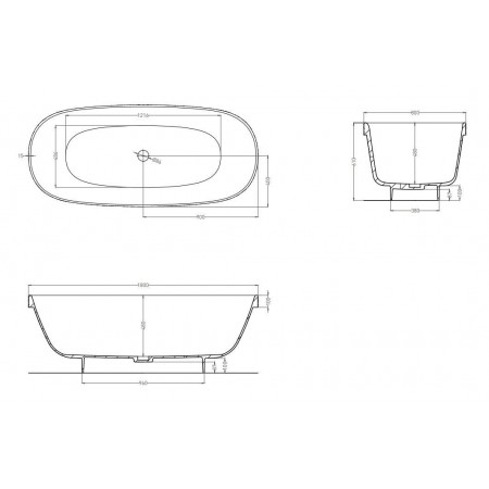 Ванна каменная отдельностоящая матовая 180х80 SALINI GRECA MEANDER 103121MRF окрашена по RAL Ванна каменная отдельностоящая матовая 180х80 SALINI GRECA MEANDER 103121MRF окрашена по RAL