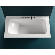 Ванна каменная матовая 190х100 SALINI ORLANDA Plus KIT 102124M