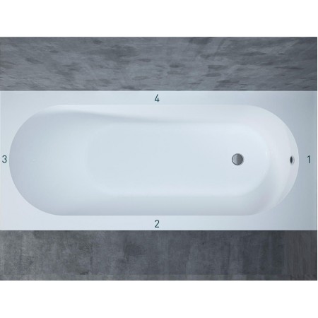 Ванна каменная матовая 190х100 SALINI ORLANDA Plus KIT 190 102124MRF окрашена по RAL Ванна каменная матовая 190х100 SALINI ORLANDA Plus KIT 190 102124MRF окрашена по RAL