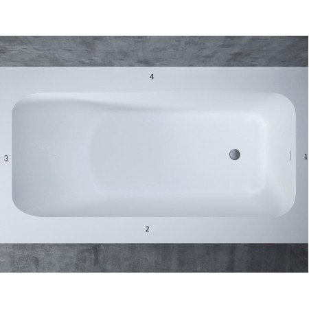 Ванна каменная матовая 190х100 SALINI ORLANDA Plus KIT 190 102124MRH окрашена по RAL снаружи Ванна каменная матовая 190х100 SALINI ORLANDA Plus KIT 190 102124MRH окрашена по RAL снаружи