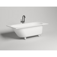 Ванна каменная пристенная матовая 170x80 SALINI ORNELLA 102314MRH окрашена по RAL снаружи