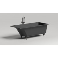 Ванна встраиваемая 1698х747х600 см SALINI CASCATA 104123MRF RAL