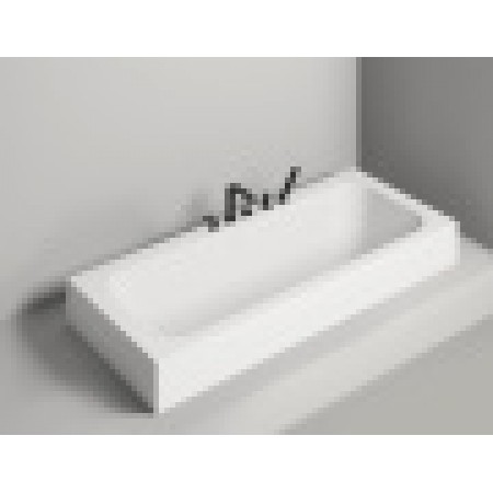 Ванна каменная встраиваемая матовая 180x80 SALINI ORLANDA AXIS Ванна каменная встраиваемая матовая 180x80 SALINI ORLANDA AXIS