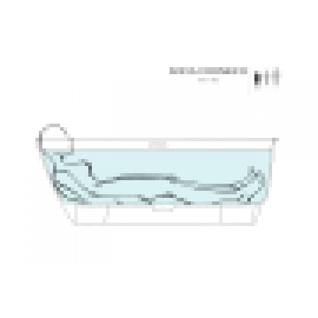 Ванна пристенная угловая глянцевая 170x85 SALINI Sofia Corner R 102514G Ванна пристенная угловая глянцевая 170x85 SALINI Sofia Corner R 102514G